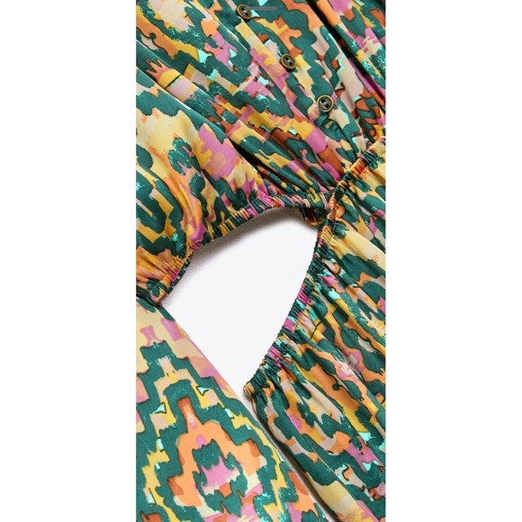NWT Zara cut out  Boho midi Dress - Picture 7 of 8